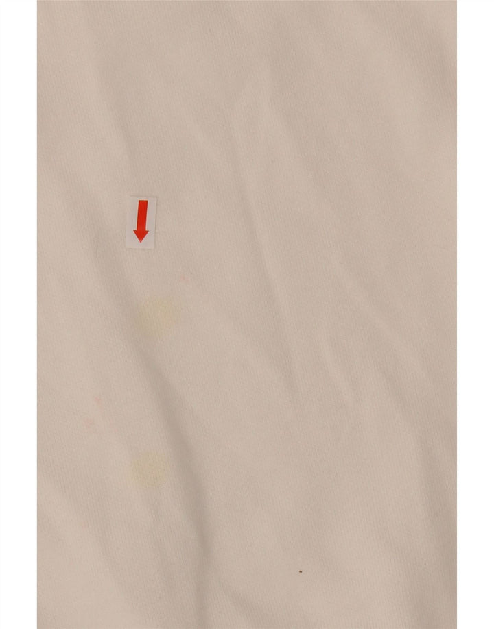 CHAMPION Mens Graphic Sweatshirt Jumper Large White