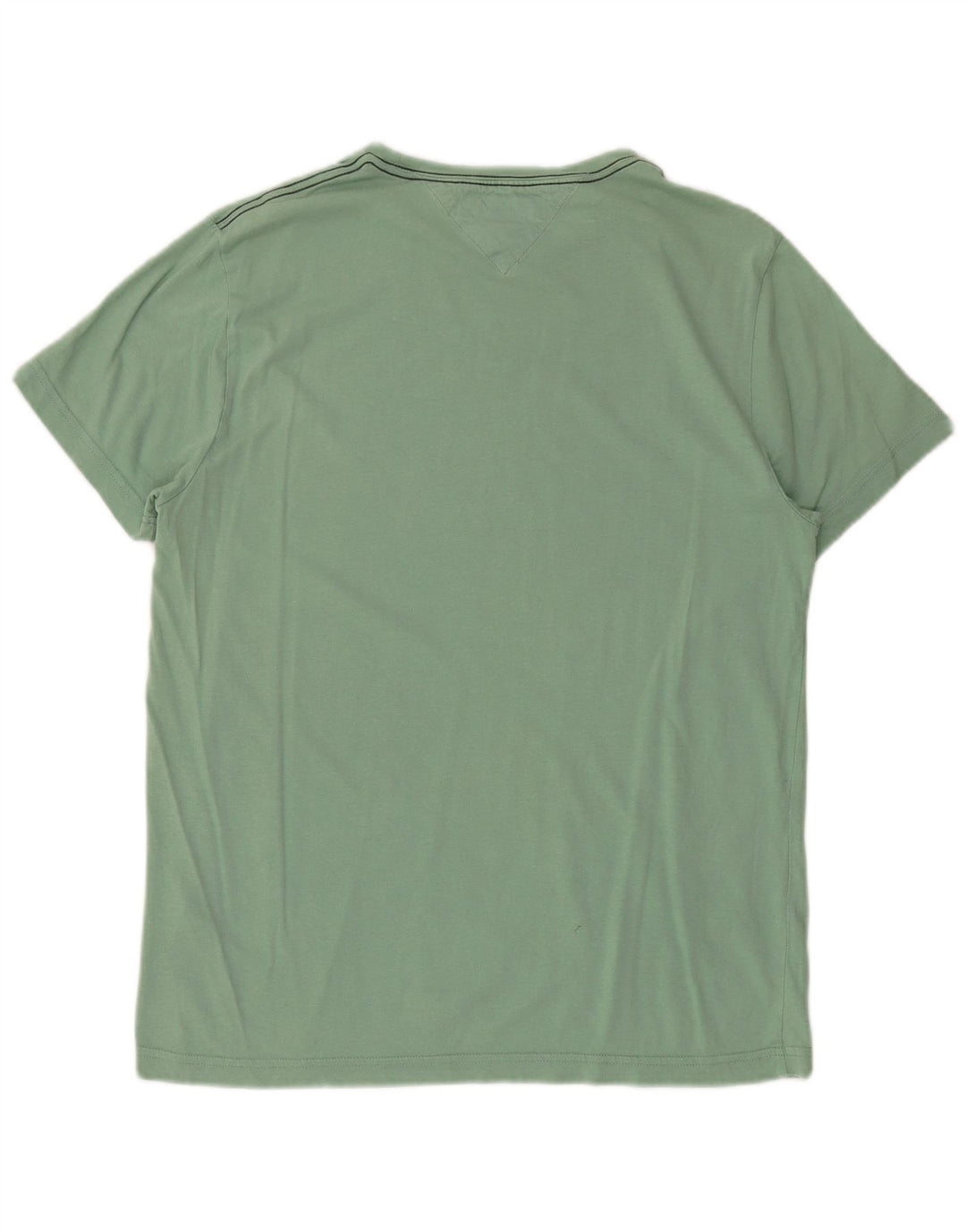 Tommy Hilfiger Mens Graphic T-Shirt Top Medium Green Cotton