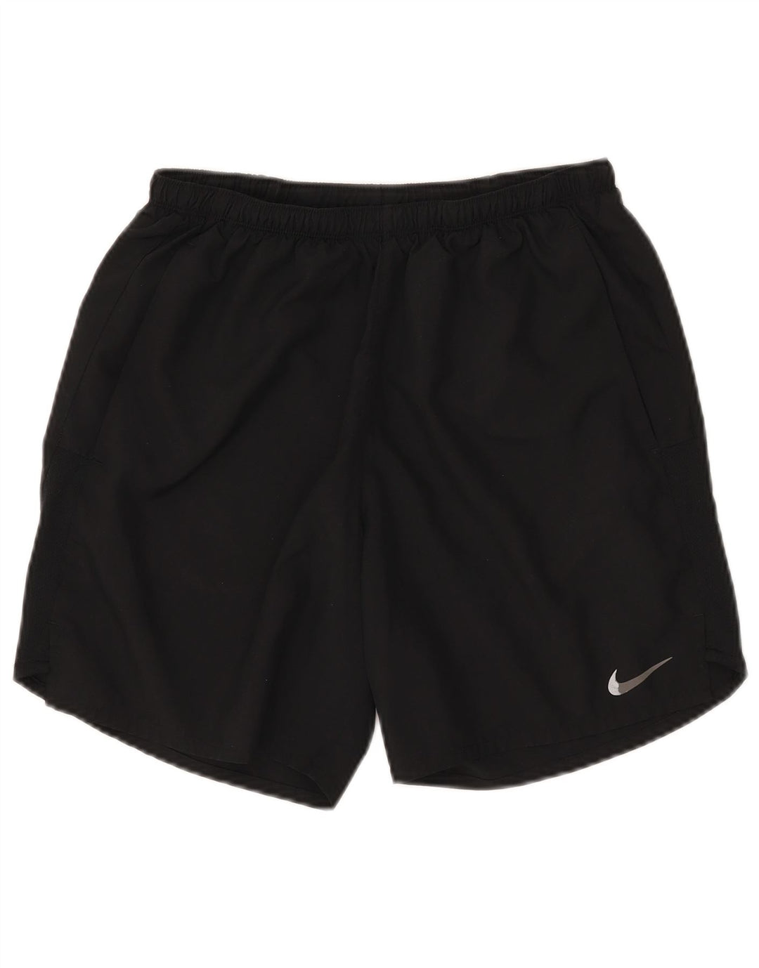 NIKE Womens Sport Shorts UK 12 Medium Black Polyester