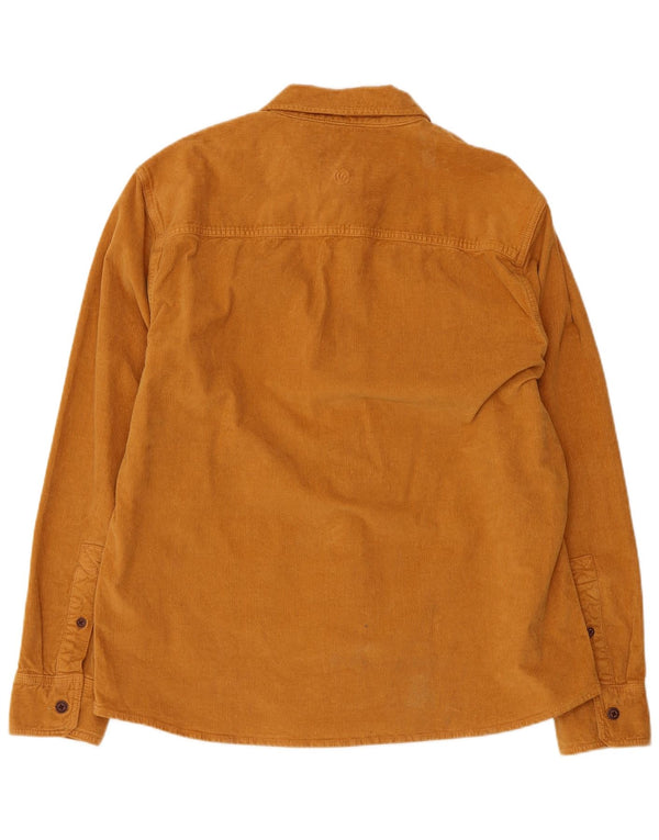 FAT FACE Mens Corduroy Shirt Large Beige Cotton