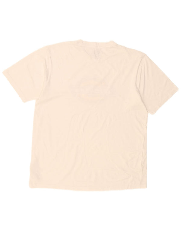 Dickies Mens Graphic T-Shirt Top Large White Cotton