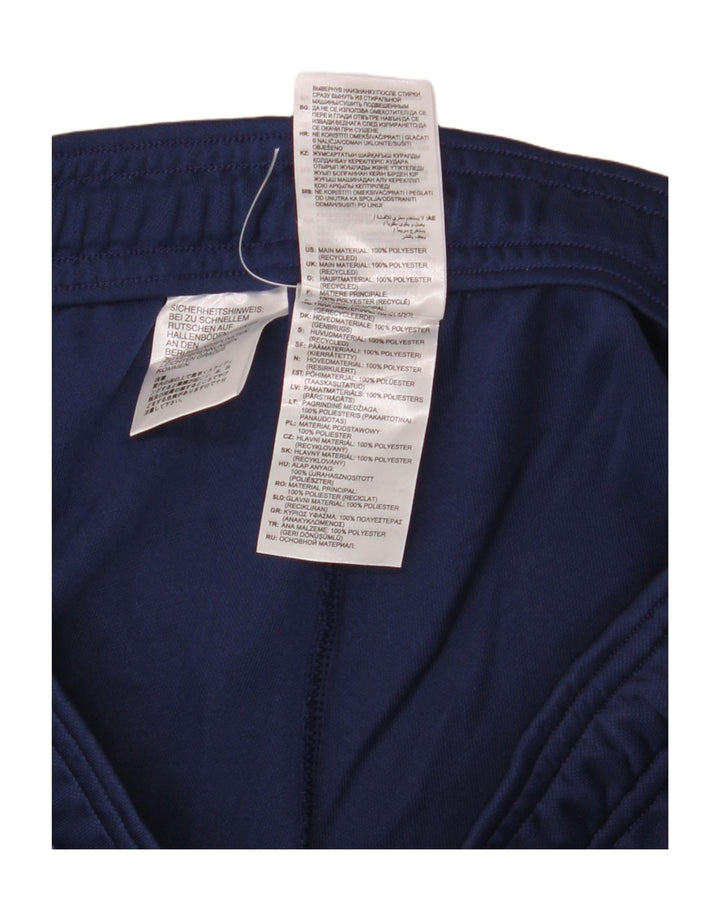 Adidas Mens Tracksuit Trousers Medium Navy Blue Polyester