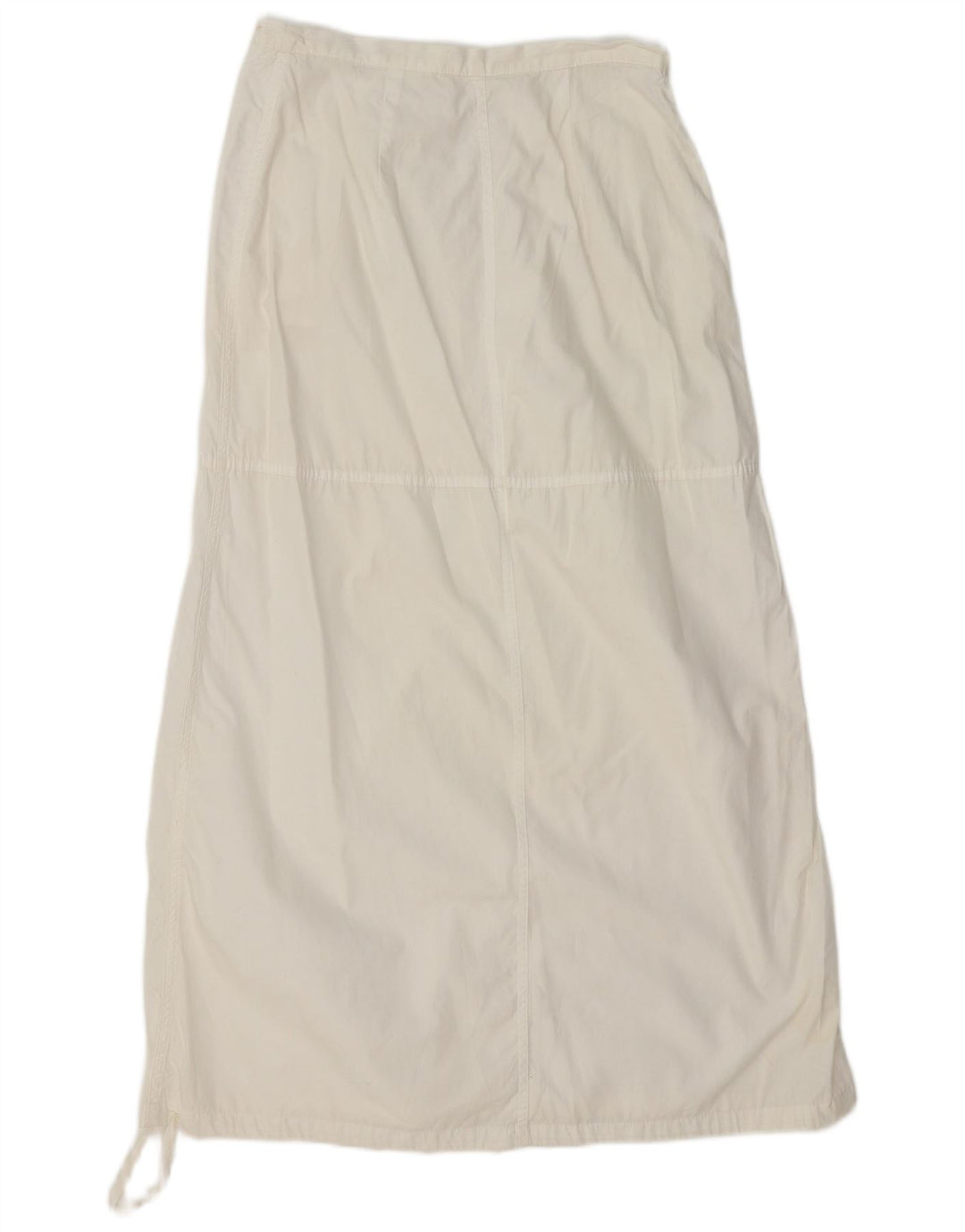 Benetton Womens High Waist Maxi Skirt W30 Medium White