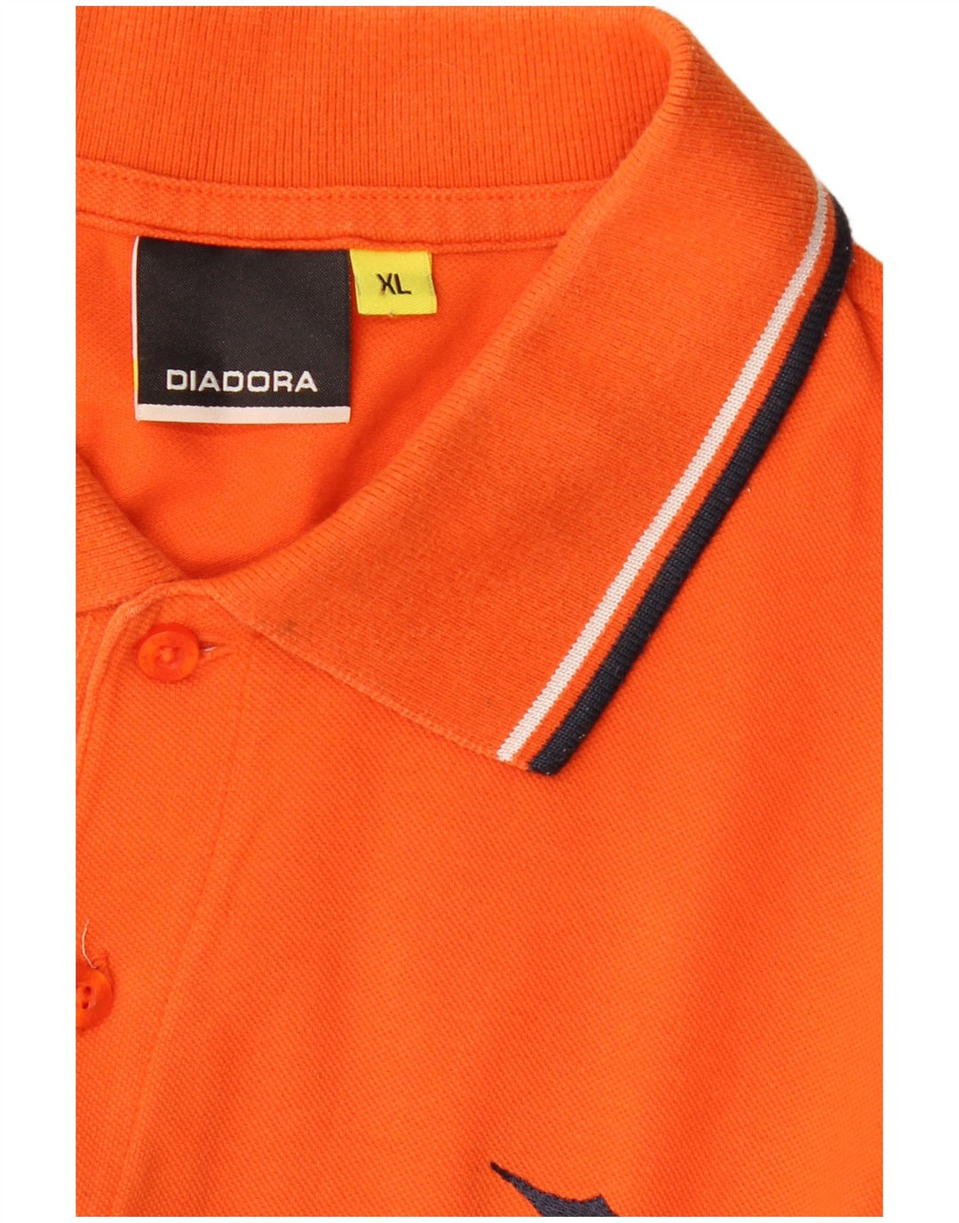 DIADORA Mens Polo Shirt XL Orange
