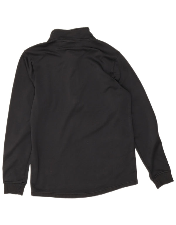 Under Armour Mens Cold Gear Zip Neck Sweatshirt Jumper XS Black Polyester