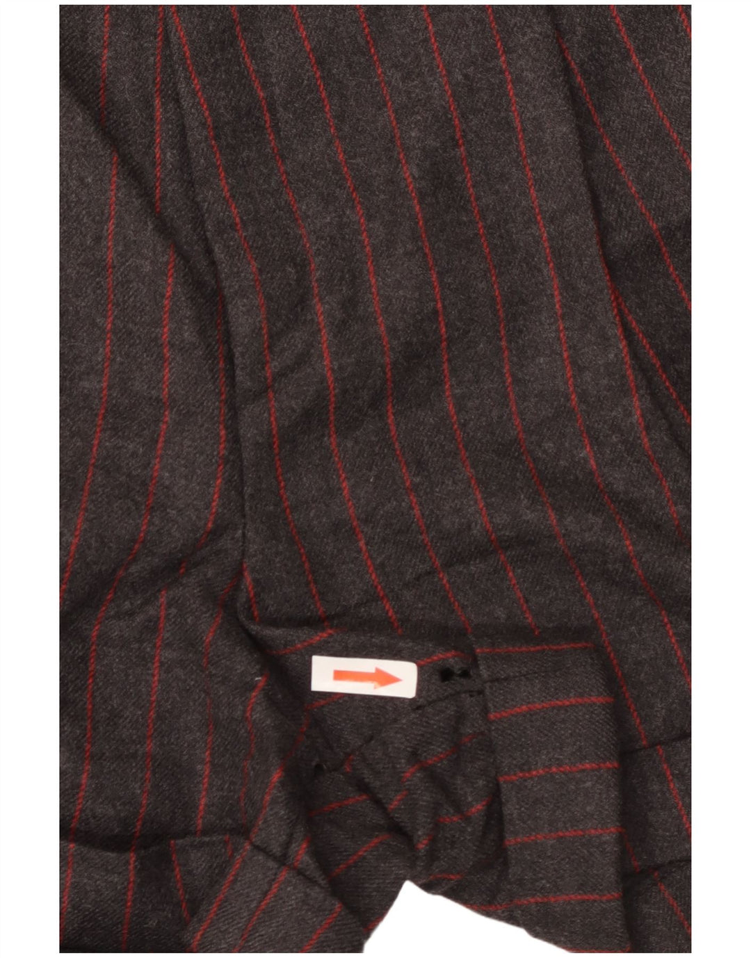 Aria Womens Double Breasted 2 Piece Set UK 14 Medium W26 Grey Striped Wool