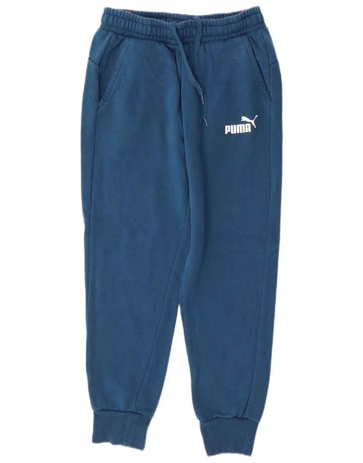 Puma Mens Tracksuit Trousers Joggers Small Blue
