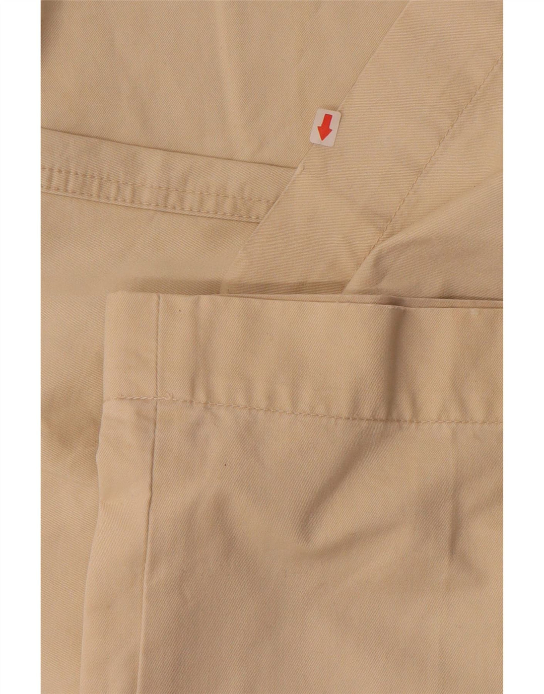 MASSIMO DUTTI Womens Straight Chino Trousers EU 42 Large W32 L33 Beige
