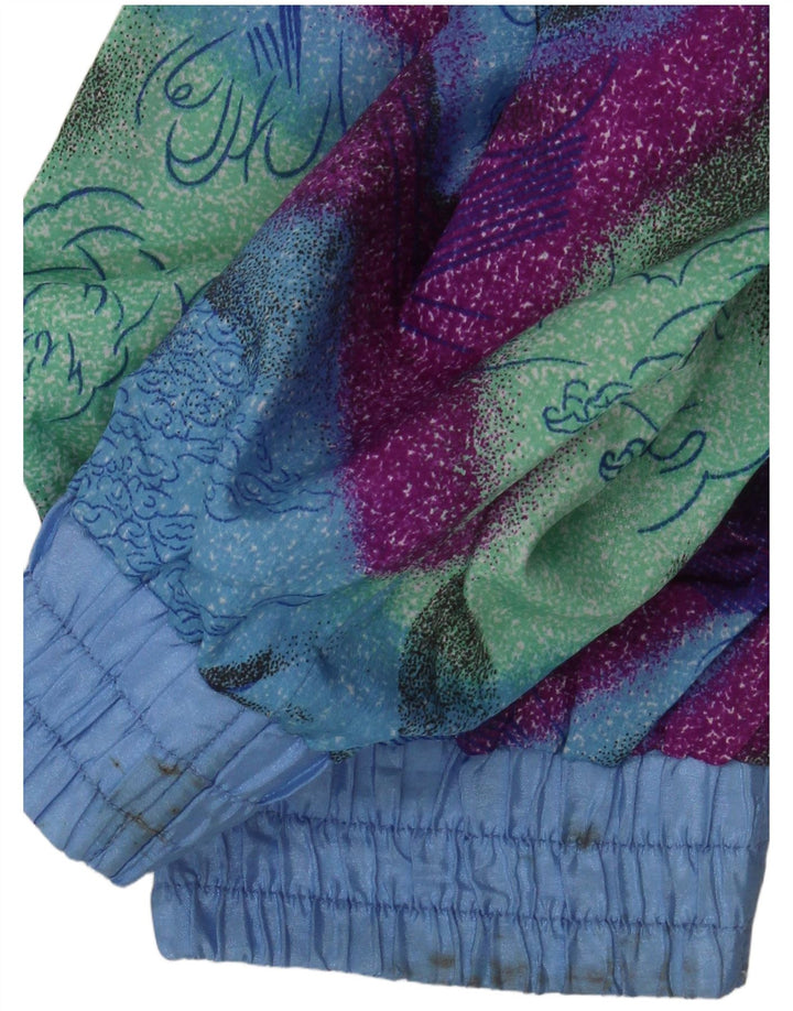 Vintage Mens Tracksuit Top Jacket XL Multicoloured Tie Dye