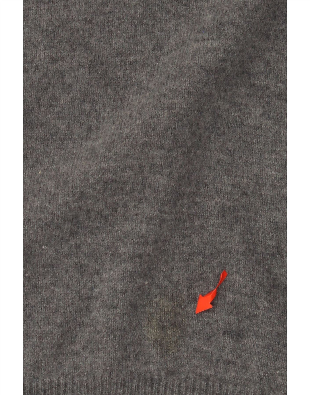 Giesswein Mens V-Neck Jumper Sweater UK 44 XL Grey Wool