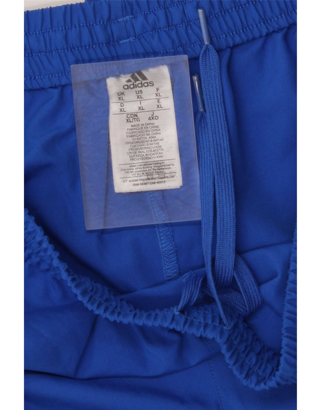 ADIDAS Womens Leinster Rugby Sport Shorts XL Blue Polyester