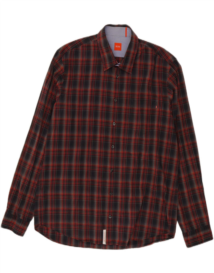 Hugo Boss Mens Shirt XL Multicoloured Check