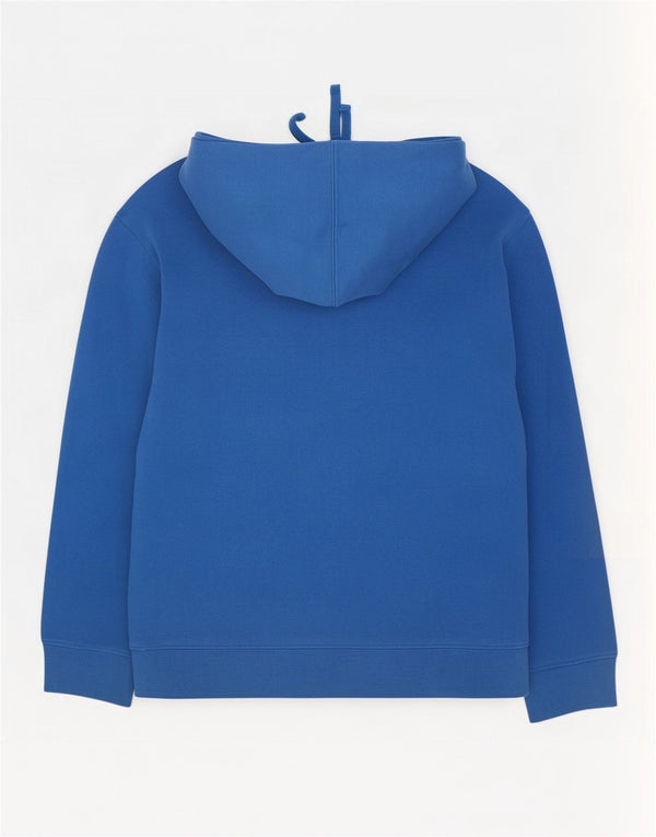 The North Face Mens Graphic Hoodie Jumper Medium Blue Cotton