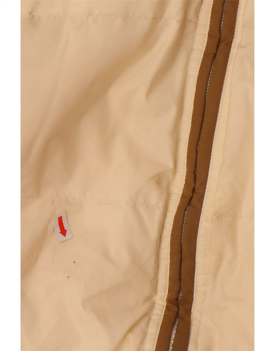 Fila Mens Padded Jacket IT 52/54 Large Off White Polyester