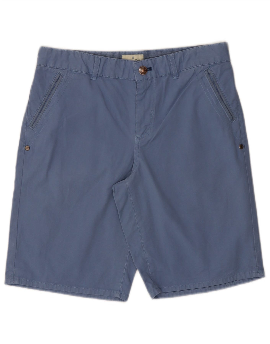 MASSIMO DUTTI Boys Chino Shorts 13-14 Years W28  Blue Cotton