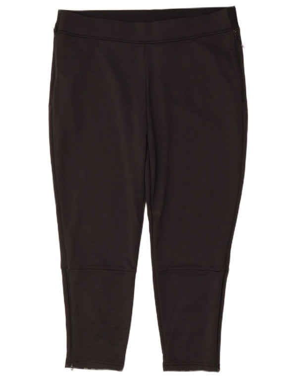 Adidas Womens Tracksuit Trousers UK 16/18 Large  Black Polyester