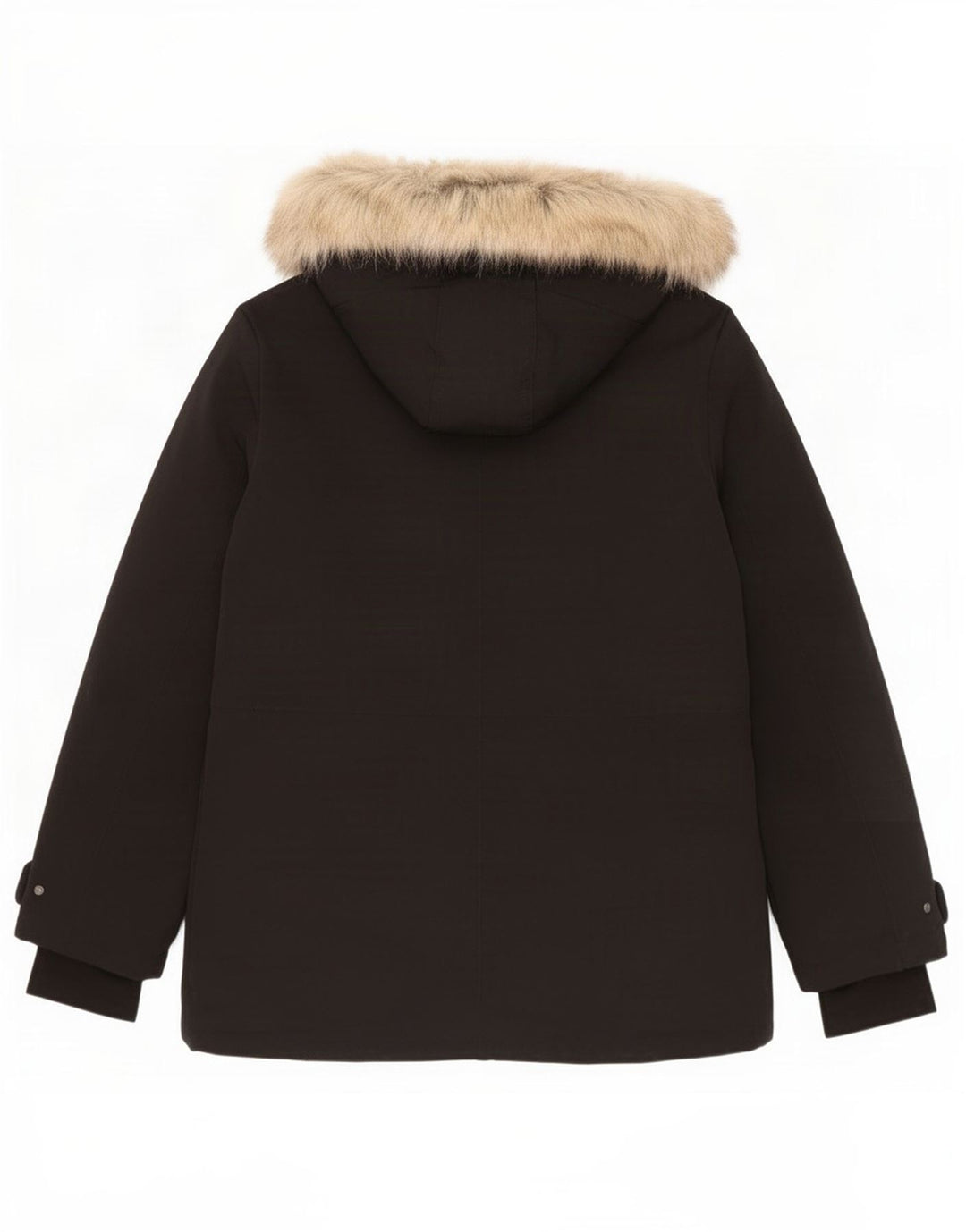 Zara Womens Hooded Padded Jacket UK 16 Large Black Polyester