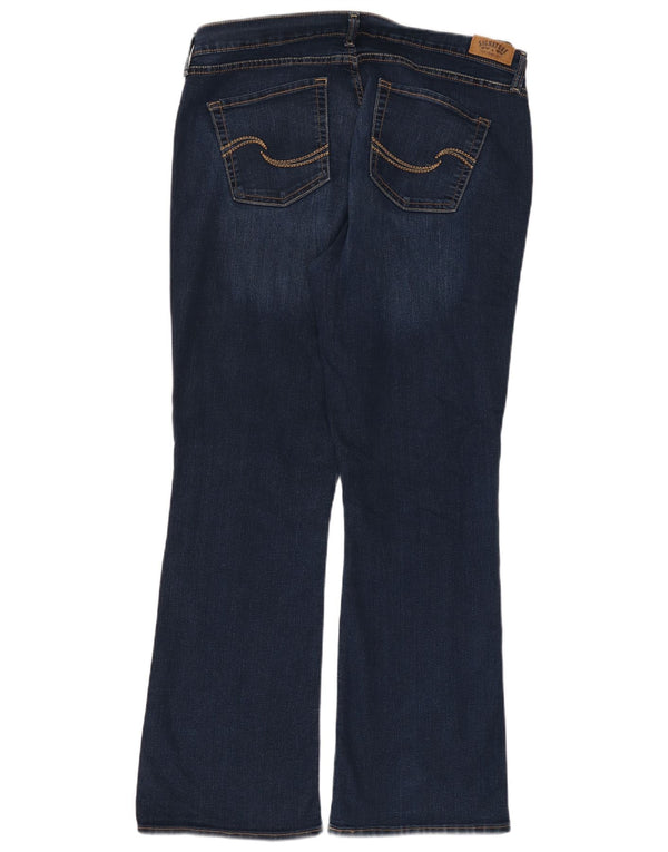 Levi's Womens Curvy Bootcut Jeans US 18 2XL W34 L32 Navy Blue Cotton
