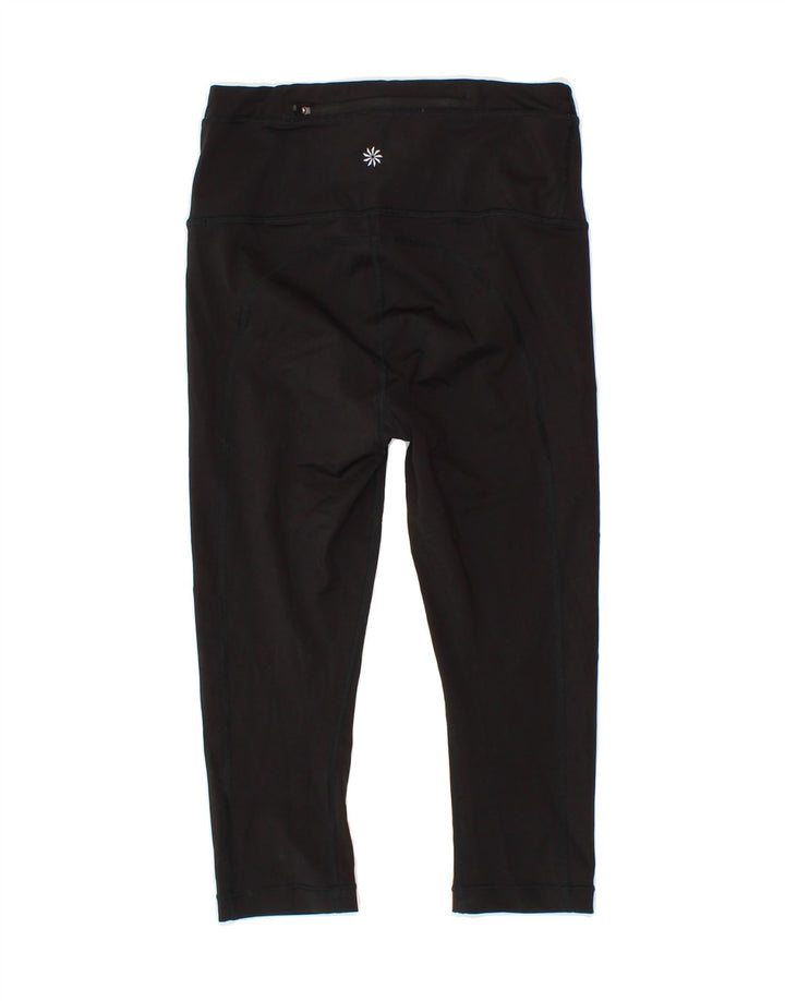ATHLETA Womens Crop Leggings UK 6 XS Black Vintage Athleta and Second-Hand Athleta from Messina Hembry 