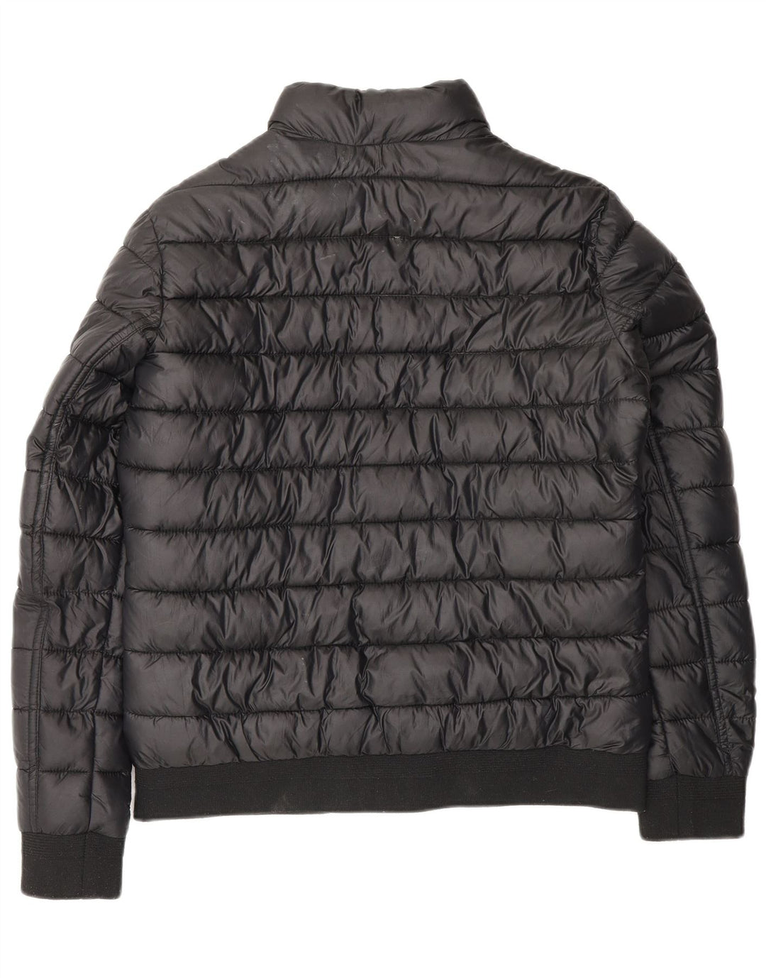 JACK WILLS Womens Padded Jacket UK 12 Medium Black Polyester