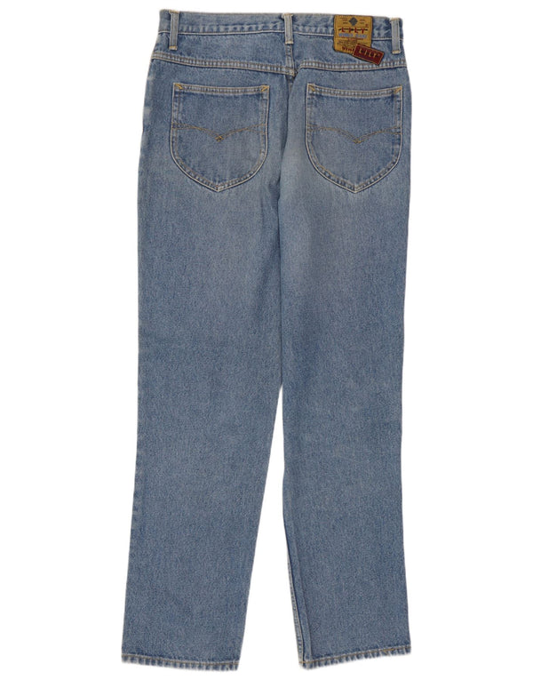 Vintage Womens Tapered Jeans W34 L32 Blue Cotton