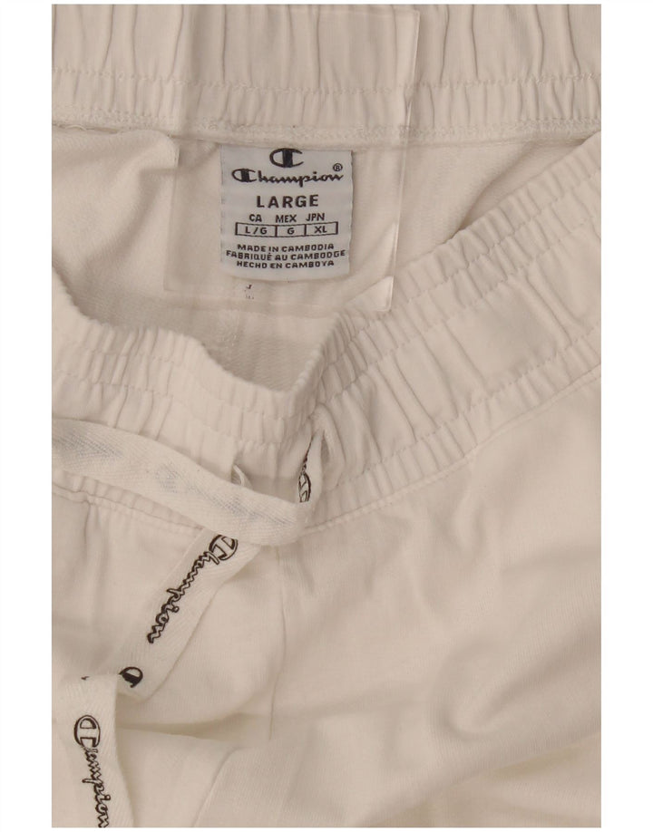 Champion Womens Tracksuit Trousers UK 14 Large  White