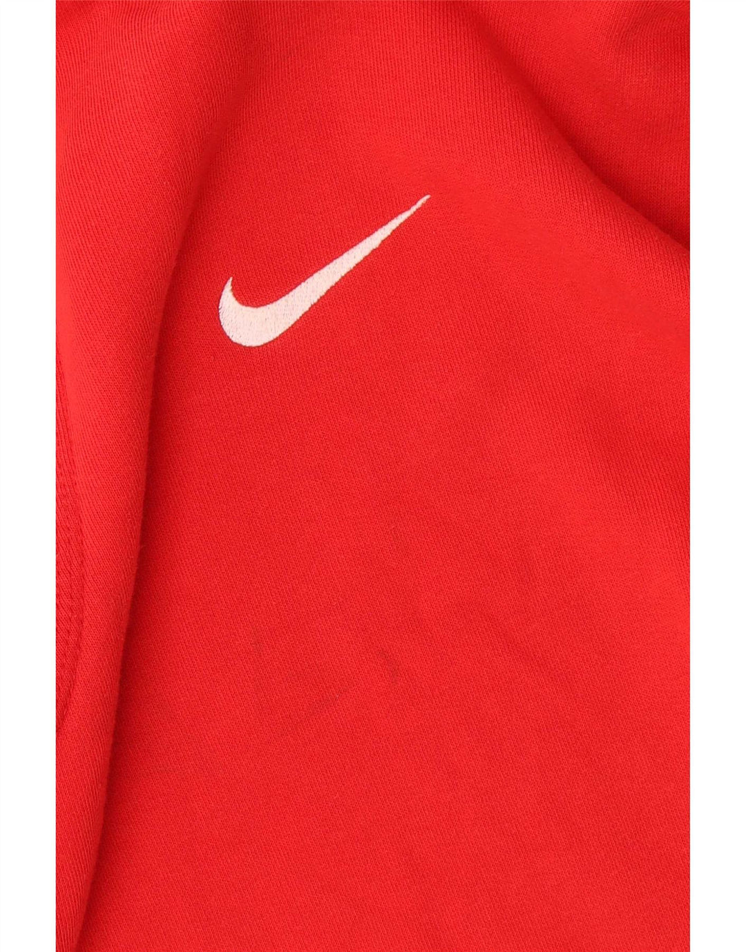 Nike Mens Graphic Hoodie Jumper Medium Red Cotton