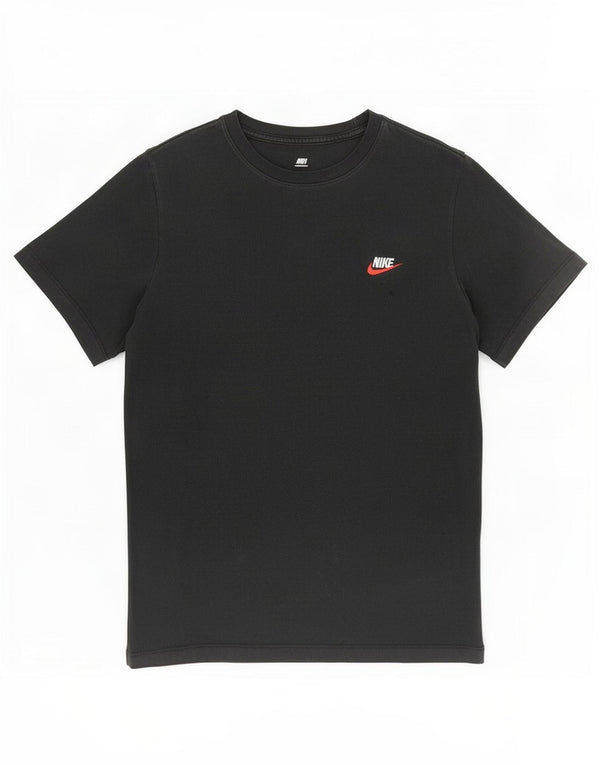 Nike Mens T-Shirt Top Medium Black Cotton