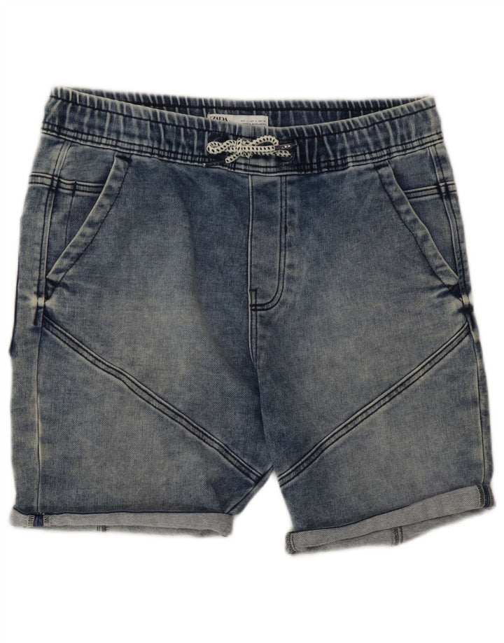 Zara Mens Denim Shorts Large W32  Blue Cotton
