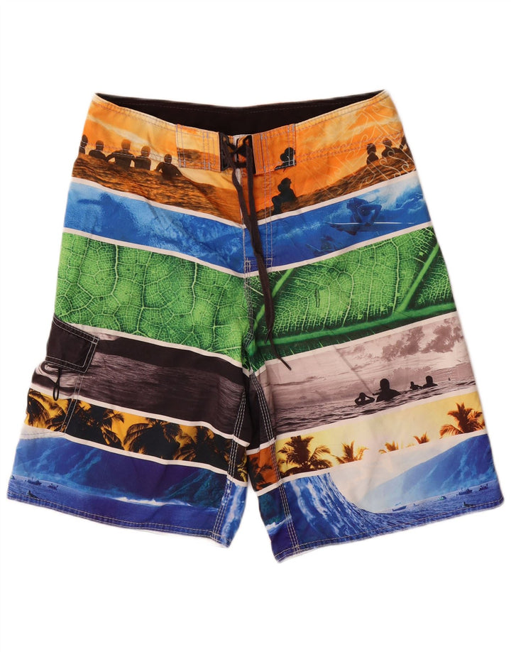 Billabong Mens Graphic Swimming Shorts Medium Multicoloured Striped