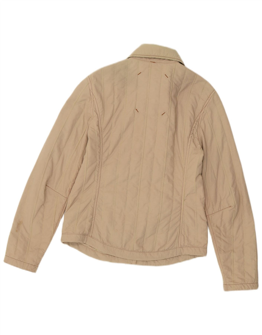 Murphy & Nye Womens Bomber Jacket UK 12 Medium Beige Polyamide