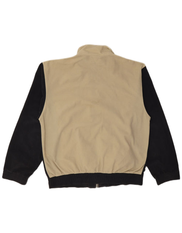 KAPPA Mens Tracksuit Top Jacket Large Off White Colourblock