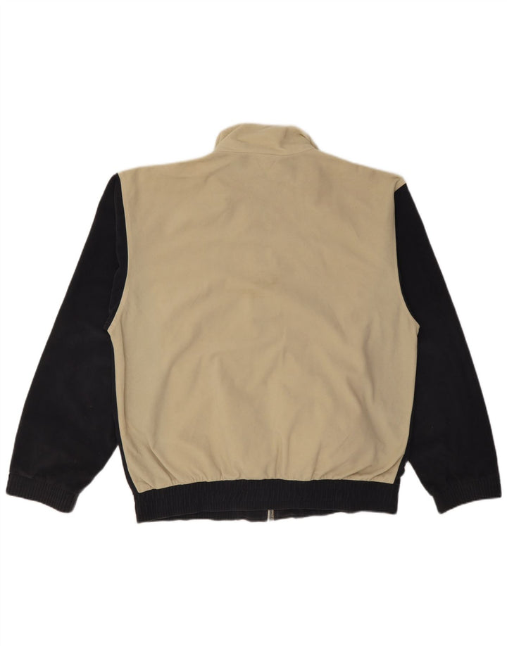 KAPPA Mens Tracksuit Top Jacket Large Off White Colourblock