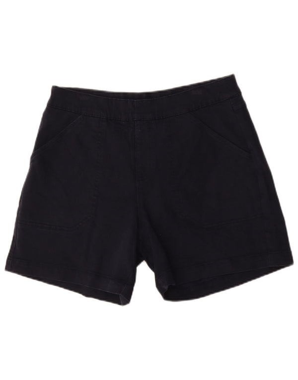 Nautica Womens Chino Shorts Medium W30 Navy Blue Cotton