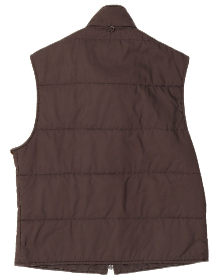 Fay Womens Padded Gilet IT 50 XL Brown Polyamide