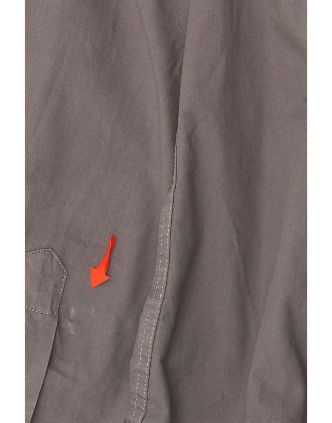 Marina Militare Mens Shirt Medium Grey Cotton