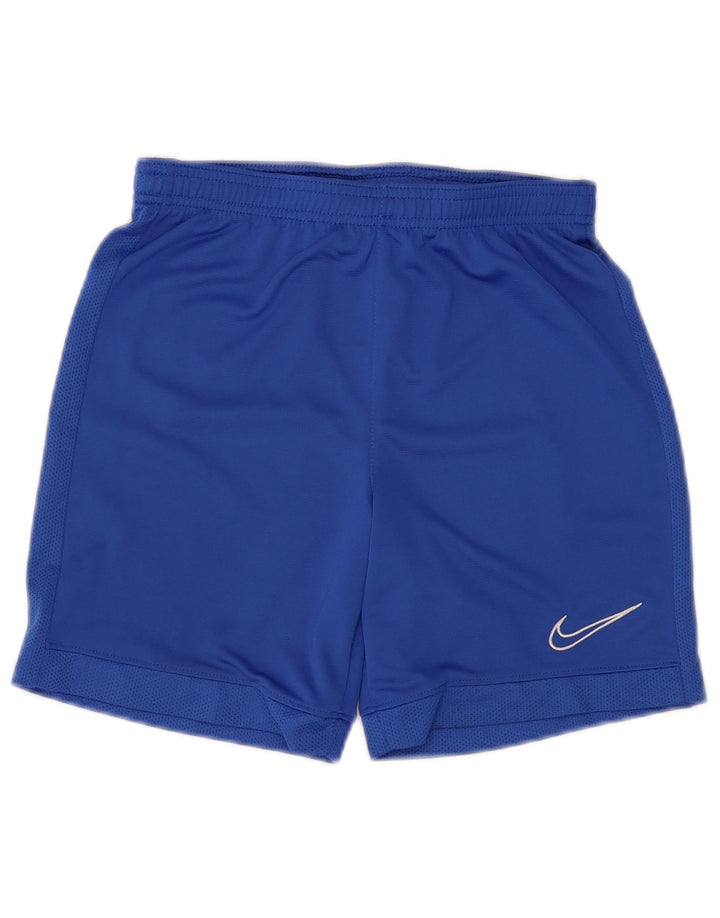 Nike Boys Dri Fit Sport Shorts 10-11 Years Medium Blue Polyester