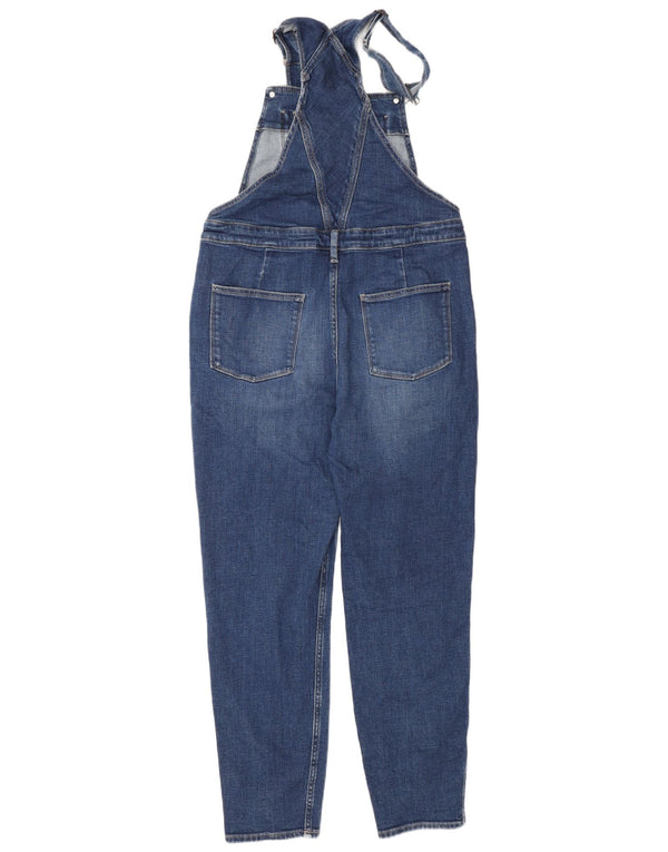 Fat Face Womens Dungarees Slim Jeans UK 12 Medium  W36 L28 Blue Cotton