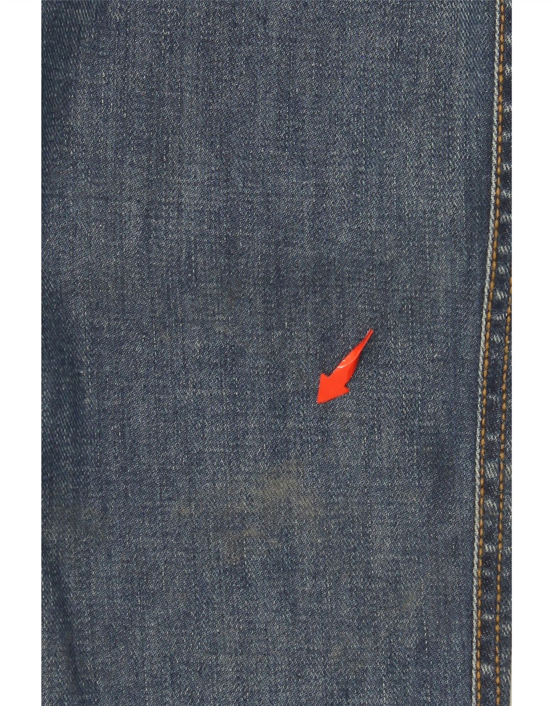 WRANGLER Mens Straight Jeans W34 L34 Blue Cotton