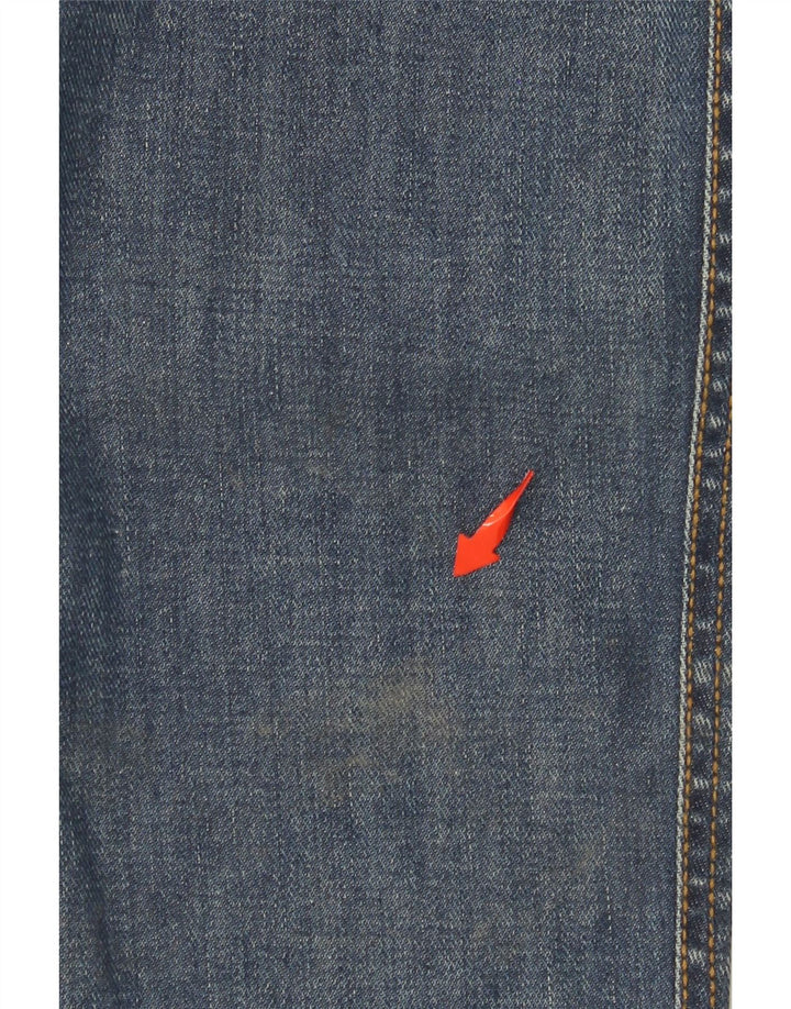 WRANGLER Mens Straight Jeans W34 L34 Blue Cotton