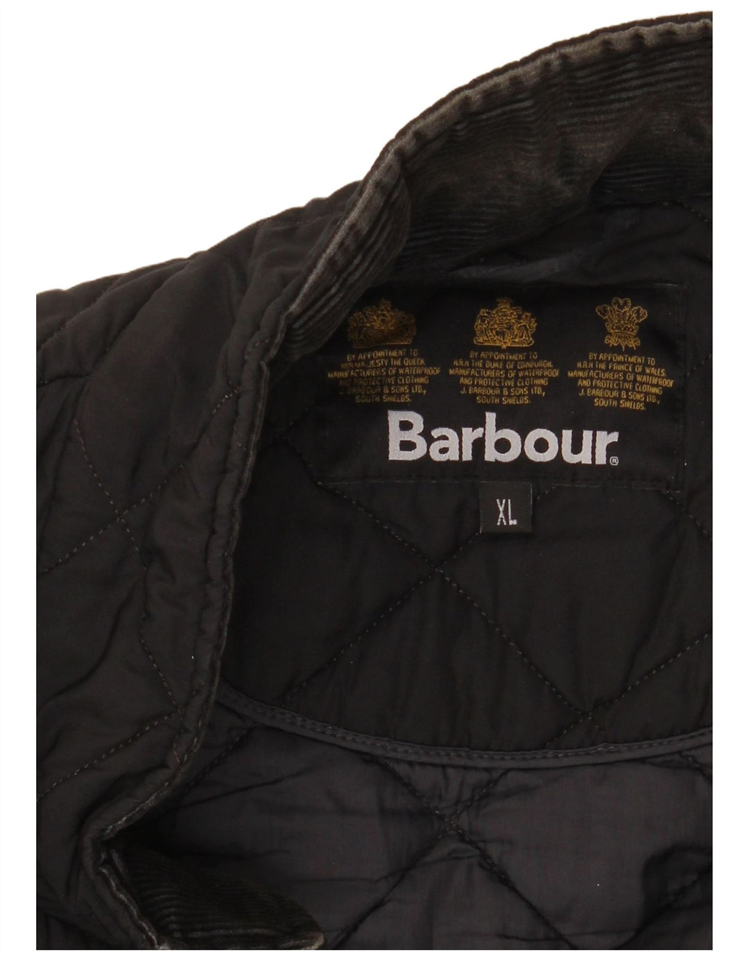 Barbour Mens Quilted Jacket UK 42 XL Black