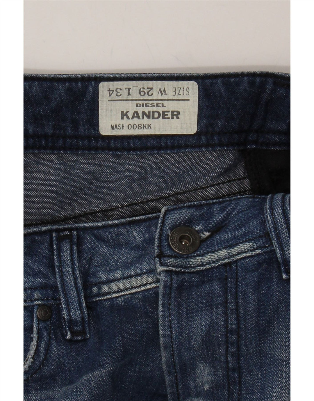 DIESEL Mens Kander Denim Shorts W29 Small Blue Cotton Vintage Diesel and Second-Hand Diesel from Messina Hembry 