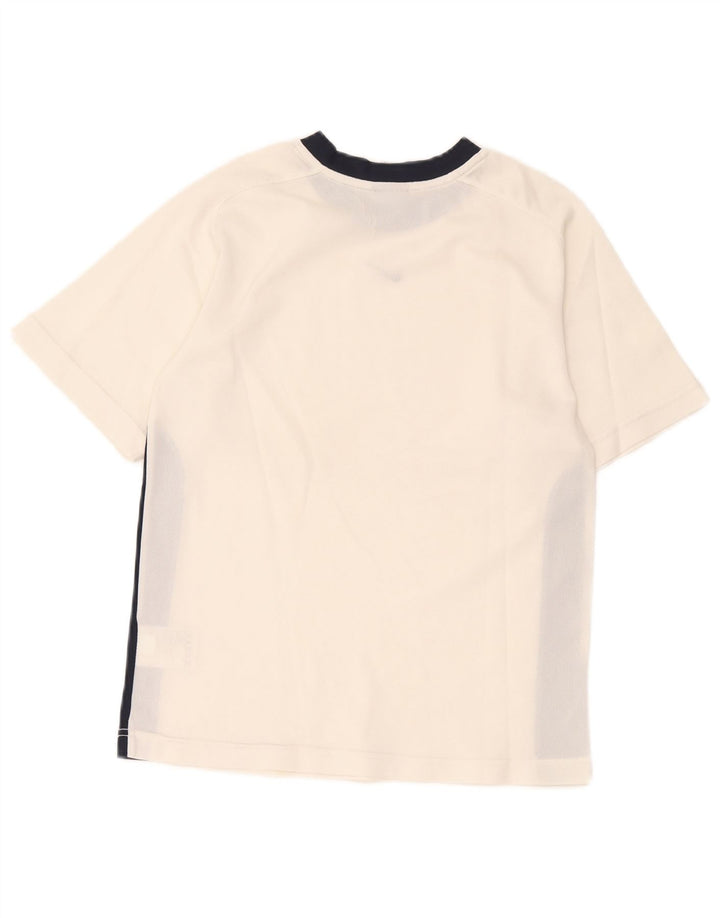 Nike Boys T-Shirt Top 10-11 Years Medium White Colourblock Polyester