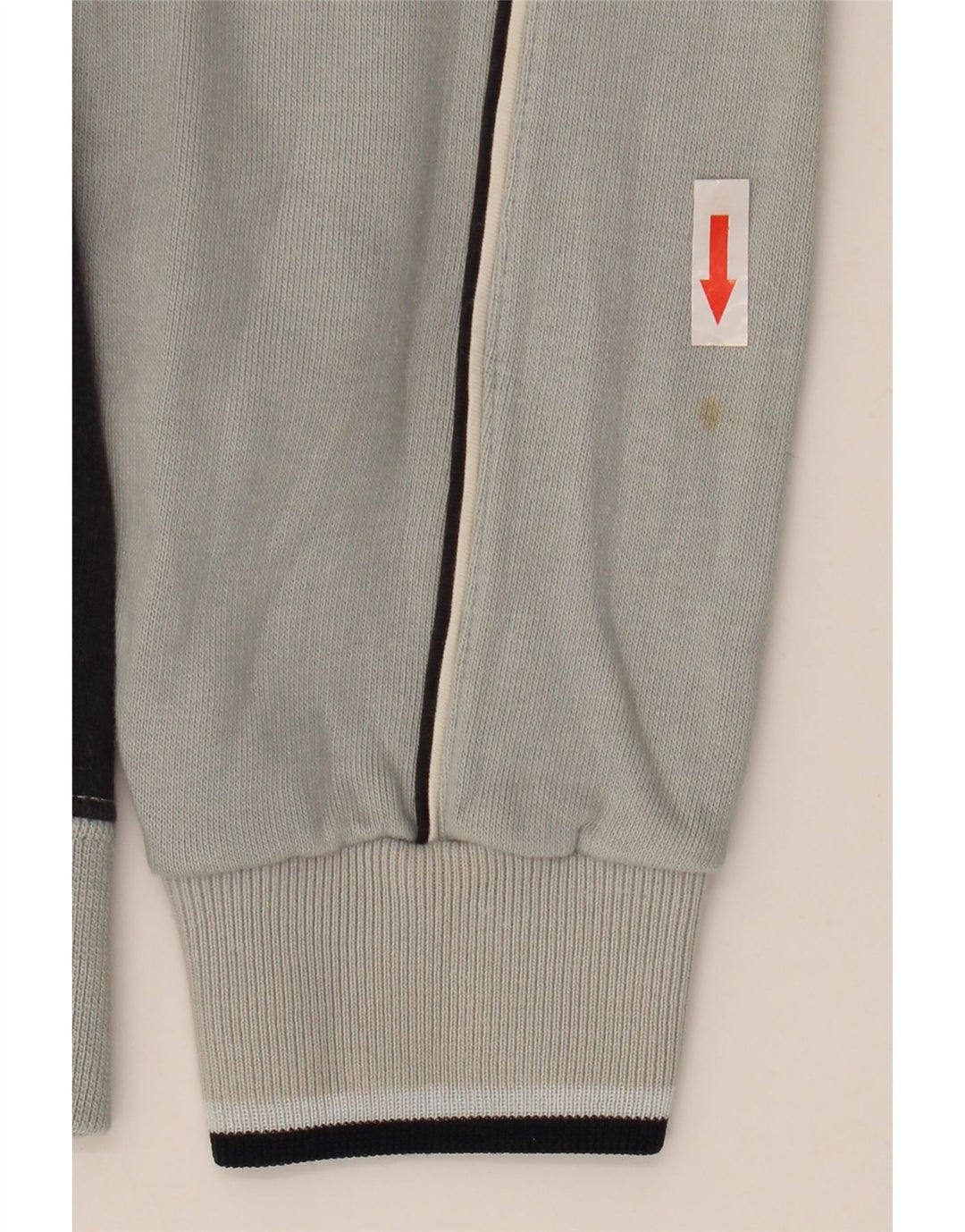 CHAMPION Mens Tracksuit Top Jacket Small Grey Colourblock Cotton