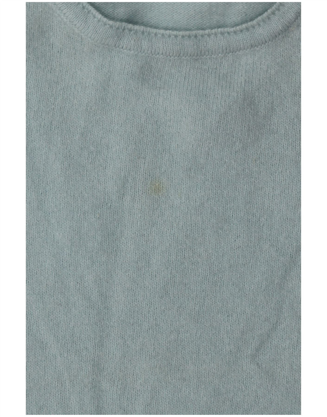 BENETTON Womens Crew Neck Jumper Sweater UK 14 Medium Turquoise