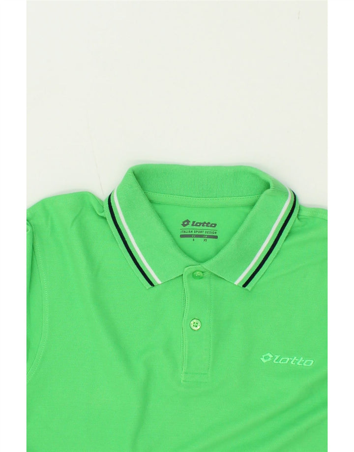 LOTTO Mens Polo Shirt Small Green Cotton Vintage Lotto and Second-Hand Lotto from Messina Hembry 