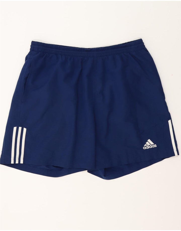 ADIDAS Mens Sport Shorts XL  Navy Blue Polyester