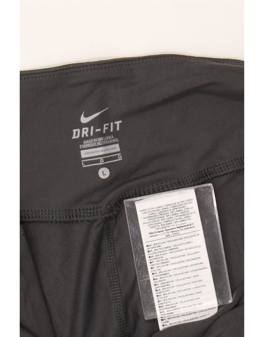 NIKE Womens Loose Fit Tracksuit Trousers UK 14 Large  Grey Nylon