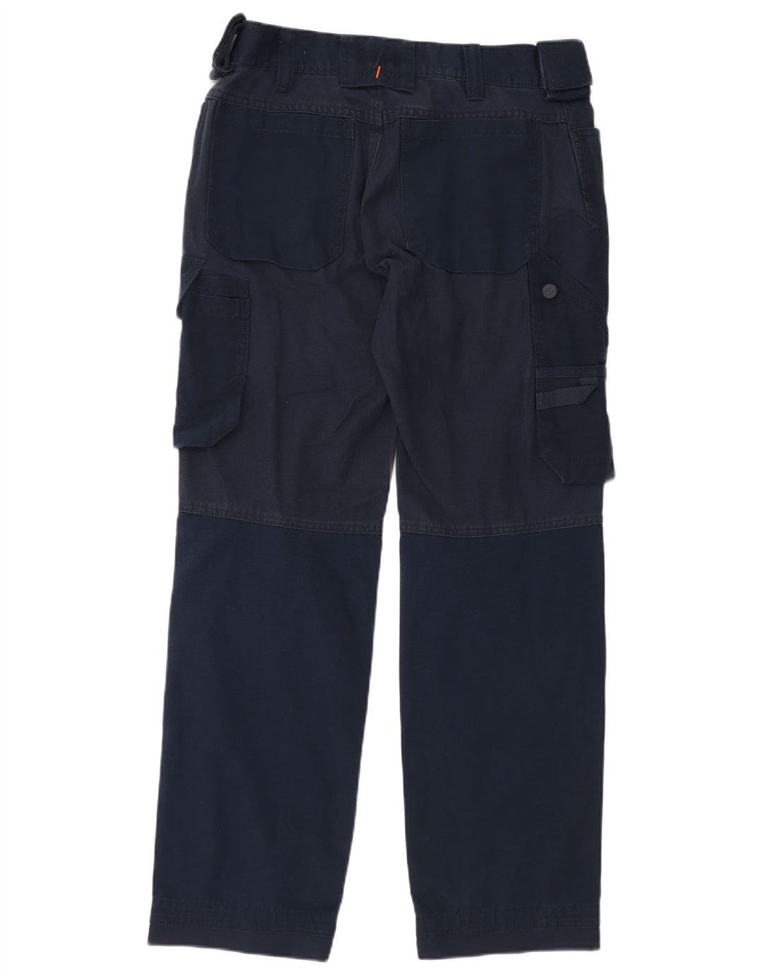 HELLY HANSEN Mens Straight Cargo Trousers W32 L32 Navy Blue Polyester