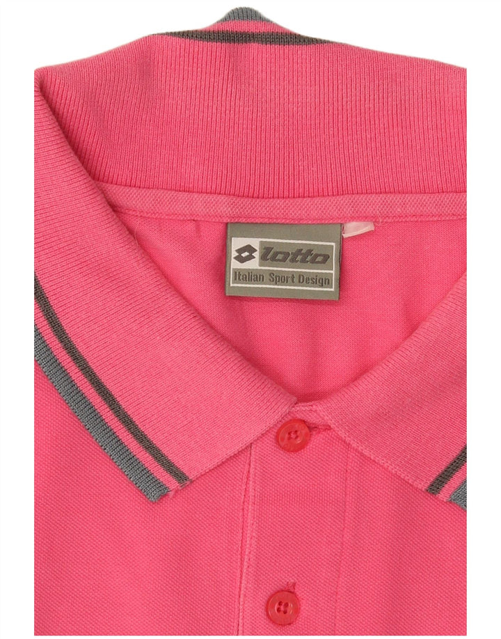 Lotto Mens Polo Shirt Medium Pink
